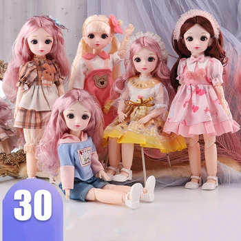 Кукольная одежда 30 см, модное платье принцессы для куклы 1/6 BJD, аксессуары для кукол, игрушки для девочек