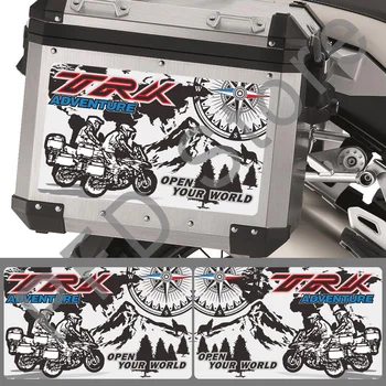 Для Benelli TRK502 TRK 502 X TRK521 ADV Motorcycle Adventure Верхняя Боковая Коробка Чехол Корзины Багажные Алюминиевые Наклейки