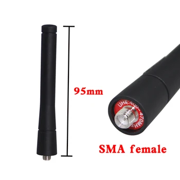 Антенна внутренней связи адаптирована для MOTOROLA SMP308, SMP418, SMP458, SMP468, Универсальная женская головка SMA