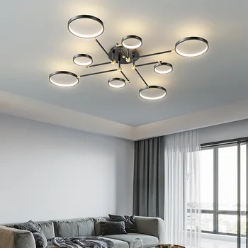 Подвесной светильник Nordic Luxury для гостиной, новая креативная атмосфера, светодиодный потолочный светильник для ресторана, спальни, кухонная люстра Luminária