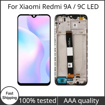 Redmi 9C ЖК-Дисплей Для Xiaomi Redmi 9A Дисплей С Рамкой 9A 2020 M2006C3LG ЖК-дисплей Сенсорный Экран Дигитайзер Панель Запчасти