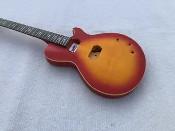 DIY MK 6 Струнная электрогитара на заказ Guitarra Flame Maple Top без фурнитуры в наличии Скидка Бесплатная доставка W1995