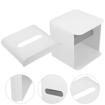 Квадратная коробка для салфеток, Кубический диспенсер для рулонной бумаги, органайзер для рулонной бумаги, футляр для хранения салфеток