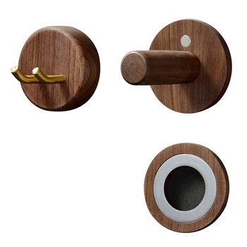 Настенный набор держателей для фена для Dyson из массива дерева, кронштейн для фена, подставка для ванной, Органайзер для ванной комнаты