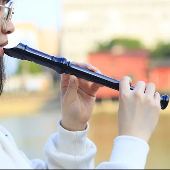 Рекордер 8 отверстий гладкие рекордеры флейта деревянные духовые инструменты подарки