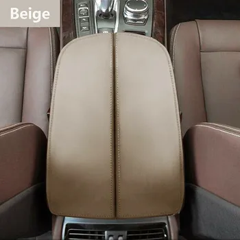 2ШТ Кожаная Бежевая крышка Подлокотника центральной консоли для BMW E70 X6 E71 2008-2013 Аксессуары для автомобилей