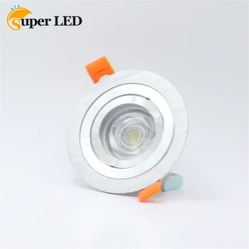 Встраиваемый светильник Spot Spotlight GU10 MR16 Серебристого цвета с круглым потолочным вырезом и рамой для крепления диаметром 70 мм