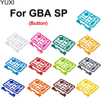 YUXI Для Gameboy Advance SP IPS Комплект кнопок оболочки Полный R L A B D-Pad Кнопка Игровой консоли Полный комплект Замена кнопки GBA SP