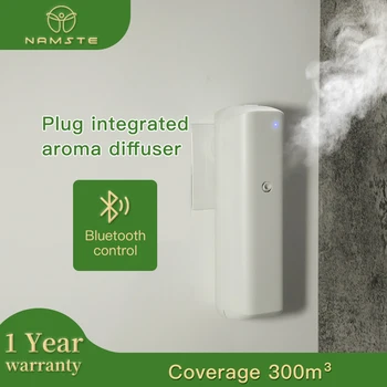 Диффузор ароматического масла NAMSTE для автоматического освежителя воздуха в туалете с управлением через приложение Bluetooth Диффузор ароматического масла в виде розетки для дома и отеля