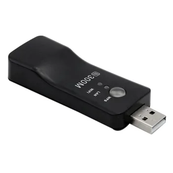 USB TV WiFi адаптер для ключей 300 Мбит/с Универсальный беспроводной приемник RJ45 WPS для Samsung LG Sony Smart TV