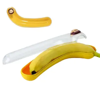 Banana Saver Case Banana Case Держатель Банана Ланч-Бокс Для Переноски Еды Pod Fruit Saver Контейнер Коробка Для Хранения Бананов Для школы