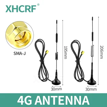 868 МГц 915 МГц Антенна Lora SMA с разъемом 4G на магнитной присоске Внутренняя антенна дальнего действия для Wi Fi Интернета RP SMA