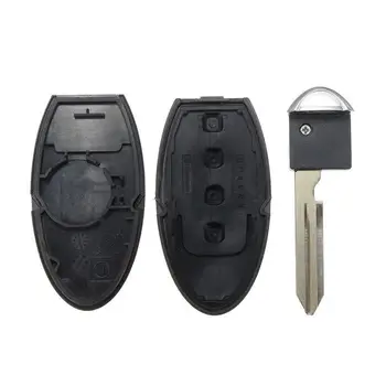 4 Кнопки дистанционного брелока для ключей с неразрезанным лезвием для NISSAN Altima Maxima 06-12