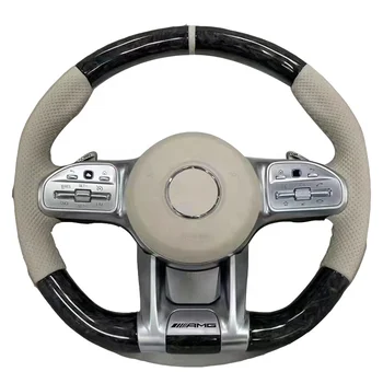 Профессиональное заводское рулевое колесо AMG из настоящего углеродного волокна для Mercedes-AMG Vito V-Class