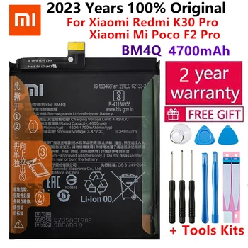 2023 Года Высокое Качество 100% Оригинальный Аккумулятор BM4Q Для Xiaomi Mi Poco F2 Pro/Redmi K30 Pro 4700 мАч Телефонные Батареи Bateria