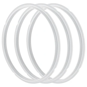 Силиконовое уплотнительное кольцо из 3 частей, Пищевая силиконовая прокладка, Уплотнительные кольца, Уплотнительное кольцо для горшка, уплотнительное кольцо для 6 / 5Qt