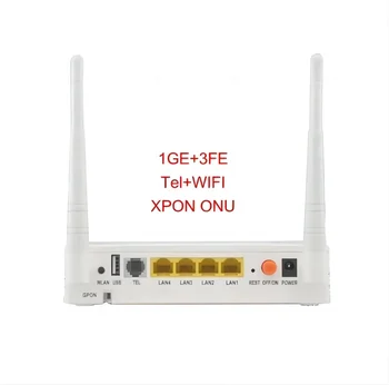KEXINT FTTH XPON ONU 1GE + 3FE + 1POTS + WIFI Совместим с Двухдиапазонным модемом GPON/EPON OLT XPON ONU Router