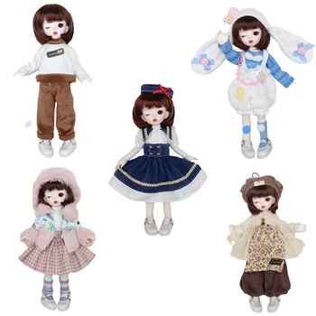 аксессуары для куклы 30 см 1/6 Сменная одежда для куклы BJD Милый Модный комплект одежды для куклы, подарок для игрушек для девочек, праздничные подарки