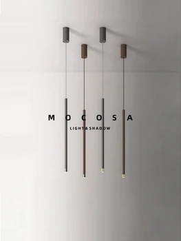 Современная модная простая светодиодная подвесная лампа Уникальный дизайн декоративных светильников Morandi для зала ресторана Подвесная лестничная люстра