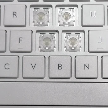 Сменный шарнир крышки ключа с резиновой накладкой для клавиатуры Logitech K580 MK470 White KeyCap