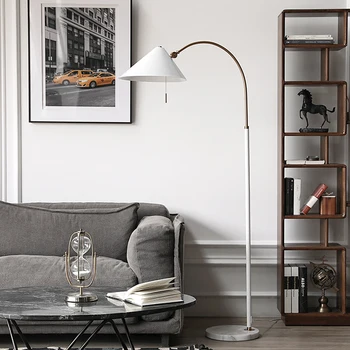 Креативный светодиодный торшер в скандинавском минимализме, домашний декор для гостиной, Угловой диван, Стоячий светильник, Спальня, кабинет, Прикроватная лампа для чтения