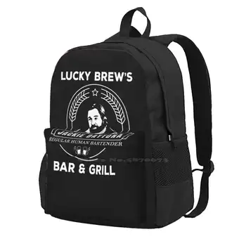 Джеки Дейтона-Рубашка Lucky Brew'S Bar And Grill-Что мы делаем В Тени Школьная сумка Рюкзак Большой емкости Для Ноутбука 15 дюймов Что