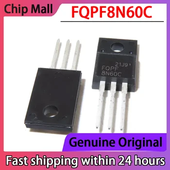 1 шт. N-канальный MOSFET-транзистор FQPF8N60C TO-220F 8N60C