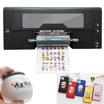 В продаже AB Film UV DTF Наклейки XP 600 Печатающие головки I3200 RIP A3 UV DTF Печатающая машина