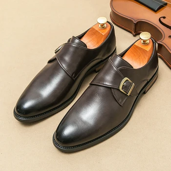 Новые итальянские мужские туфли из натуральной кожи, банкетные туфли, кожаные туфли с заостренными краями, мужские офисные деловые туфли, универсальные лоферы