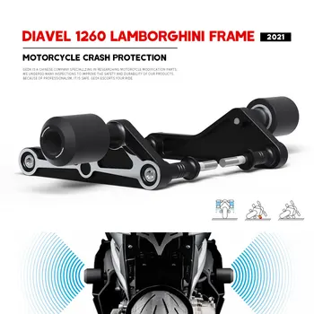 DIAVEL 1260 S FRAME Frame Slider Противоаварийная Защита Для DUACTI XDIAVEL DARK FRAME 2016-2024 Защита Мотоцикла От Падения Crash Pad