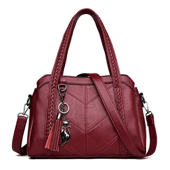 Темпераментная Универсальная женская сумка 2023, Новая Простая женская сумка в стиле Ретро, Модная сумка Через плечо Большой емкости