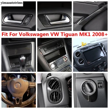 Накладка на дверную ручку рулевого колеса/Подлокотника/Рамка приборной панели Аксессуары Для интерьера Volkswagen VW Tiguan MK1 2008 - 2015