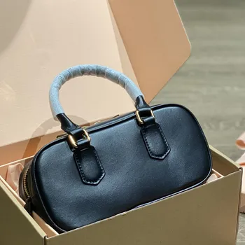 Черная модная роскошная простая сумка-подушка из натуральной кожи, женская сумка-коробка \сумочка, женская сумка через плечо, сумка через плечо из натуральной кожи