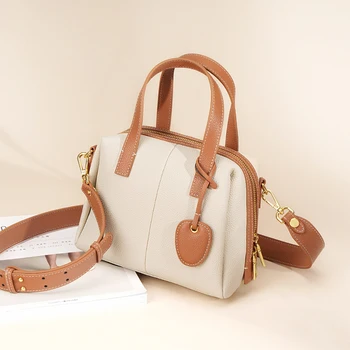 Дизайнерская женская сумка роскошного бренда, трендовые сумки 2023 года, большая вместительная сумка-тоут из натуральной кожи, винтажная классическая сумка-мессенджер