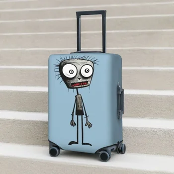 Чехол для чемодана из смешного и страшного мультфильма 