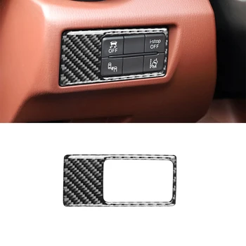 для Mazda MX-5 MX5 2016 2017 2018 2019 2020 Рамка управления светом, Декоративная накладка, наклейка, Аксессуар для интерьера автомобиля, углеродное волокно