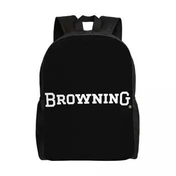 Рюкзак для ноутбука Browning, мужская женская повседневная сумка для школы, сумка для студентов колледжа