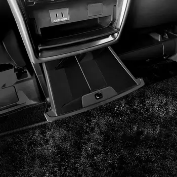 1 шт. Ящик для хранения заднего выпускного отверстия автомобиля из АБС-смолы для Toyota Alphard Vellfire 40 Series 2023 Мусорный бак Аксессуары для интерьера авто