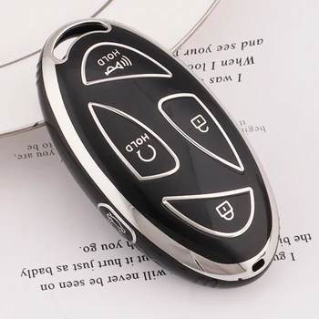 Чехол для автомобильных Ключей 5/7 Key TPU Для Hyundai Grand Prix GN7 IONIQ6 Nuovo Kona TPU Car Remote Key Fob Case Cover Защитит Ваши Ключи От автомобиля